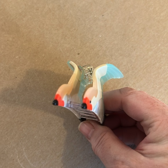 NWOT beautiful bird hair clip Free People wild animal claw clip Swallow - Picture 4 of 8